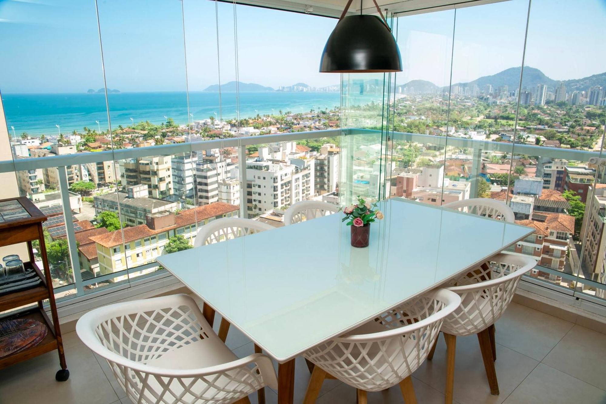 Apartamento Sol Dourado Vista Mar Guaruja Enseada Ngoại thất bức ảnh