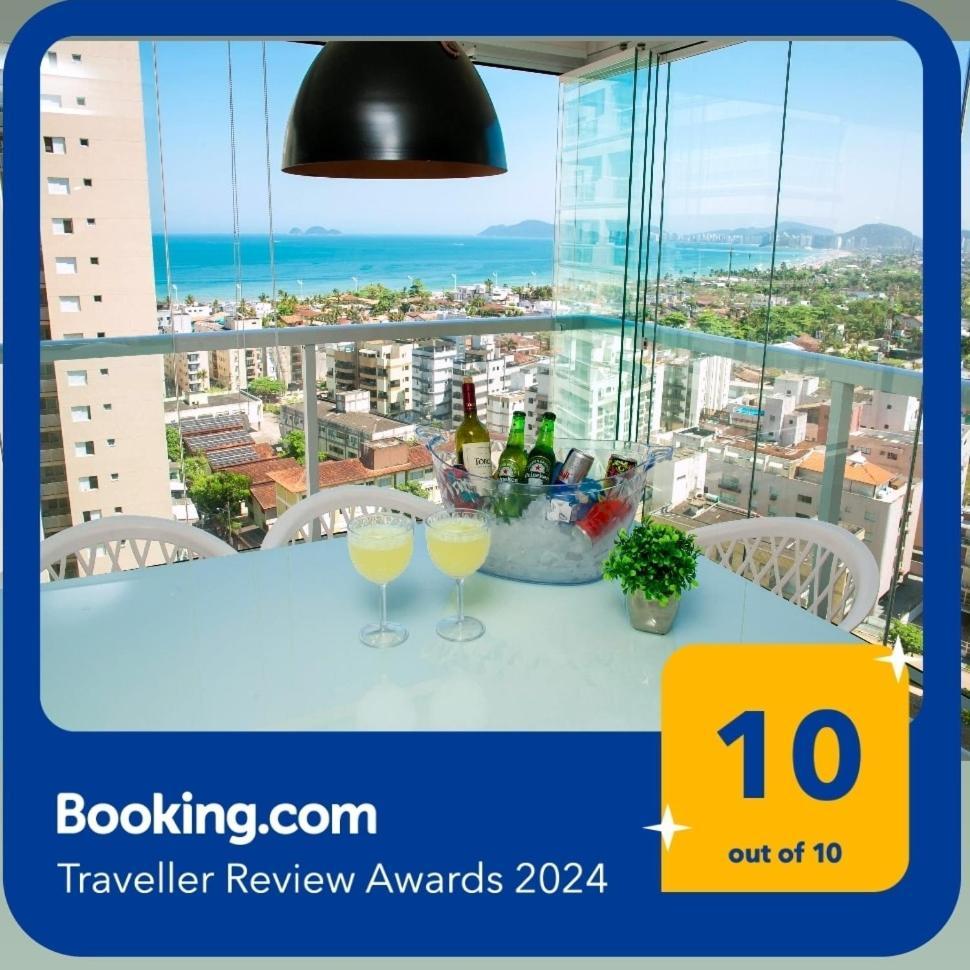 Apartamento Sol Dourado Vista Mar Guaruja Enseada Ngoại thất bức ảnh